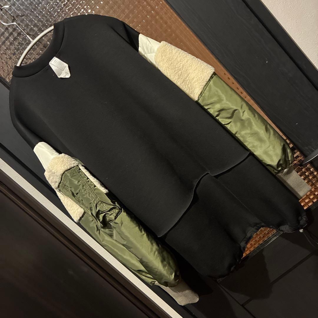 OMMO 新品　BOA DOCKING MA-1 SLEEVE TOP