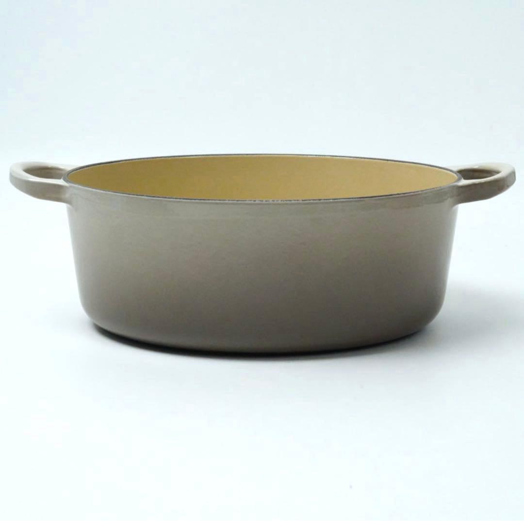 【美品】LE CREUSET　ココット オーバル リネン25cm