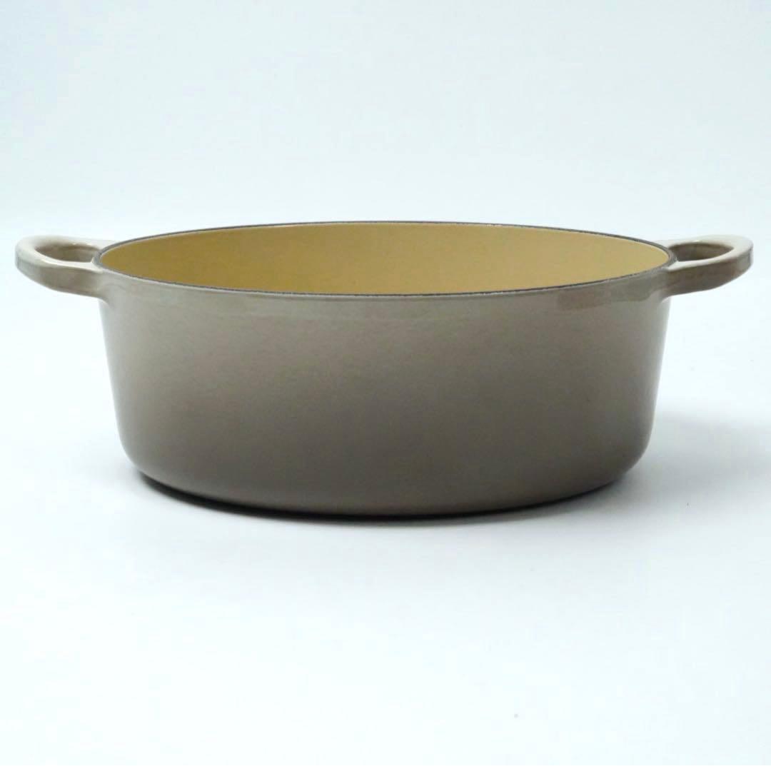 【美品】LE CREUSET　ココット オーバル リネン25cm