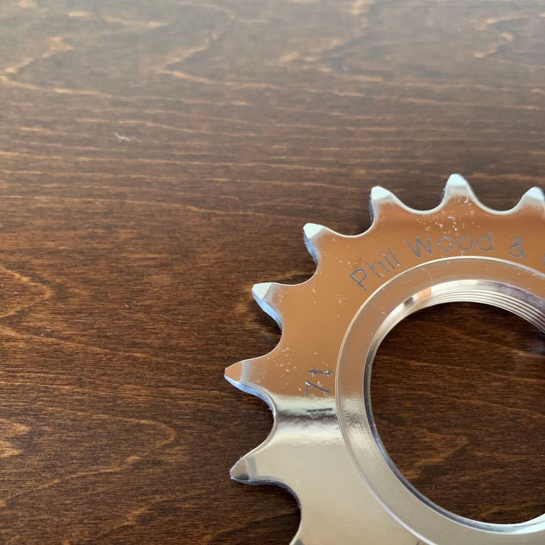 Philwood track cog 17T 1/8 フィルウッド コグ ピスト