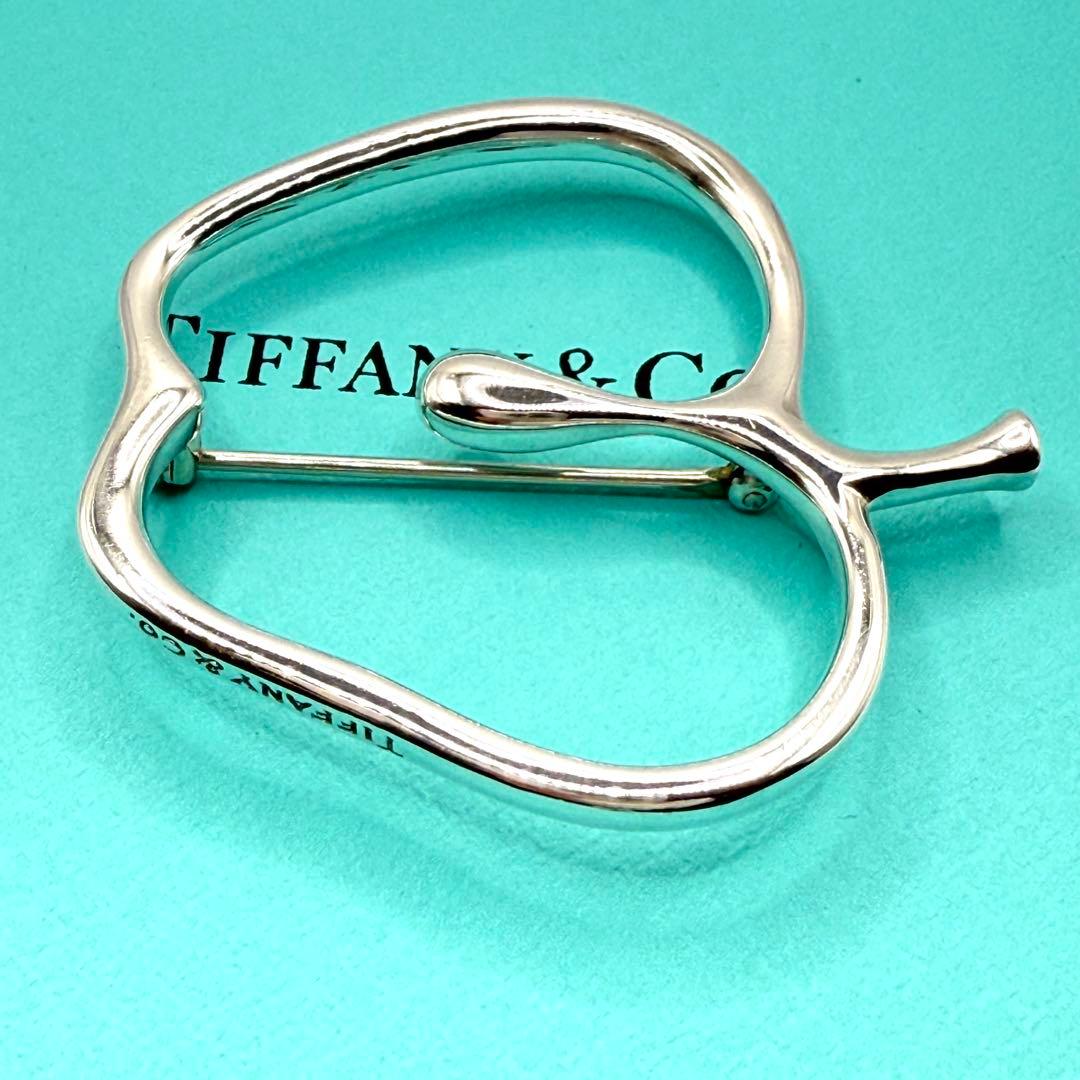 ★激レア★ティファニー アップル ラージ ブローチ シルバー リンゴ 大きい