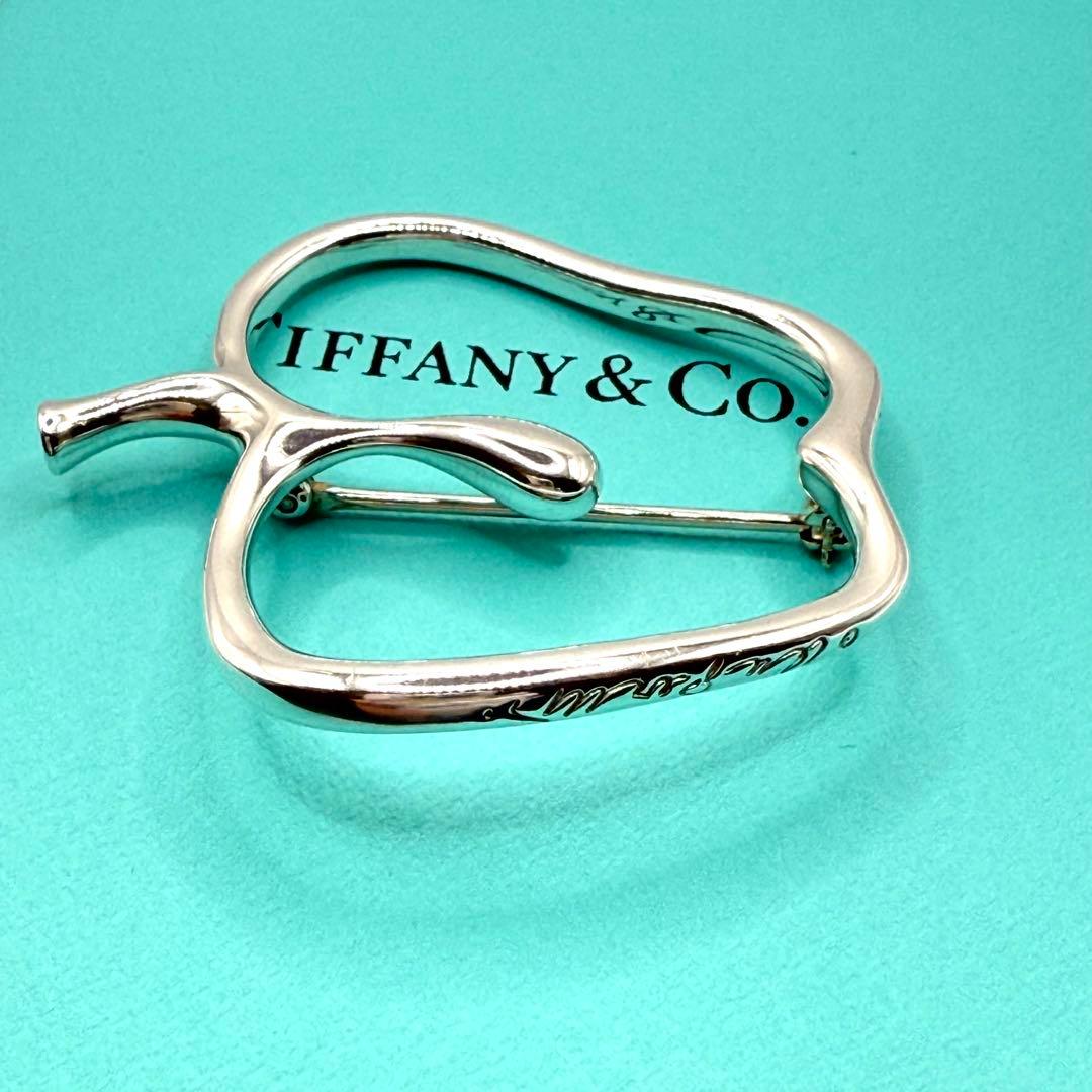 ★激レア★ティファニー アップル ラージ ブローチ シルバー リンゴ 大きい