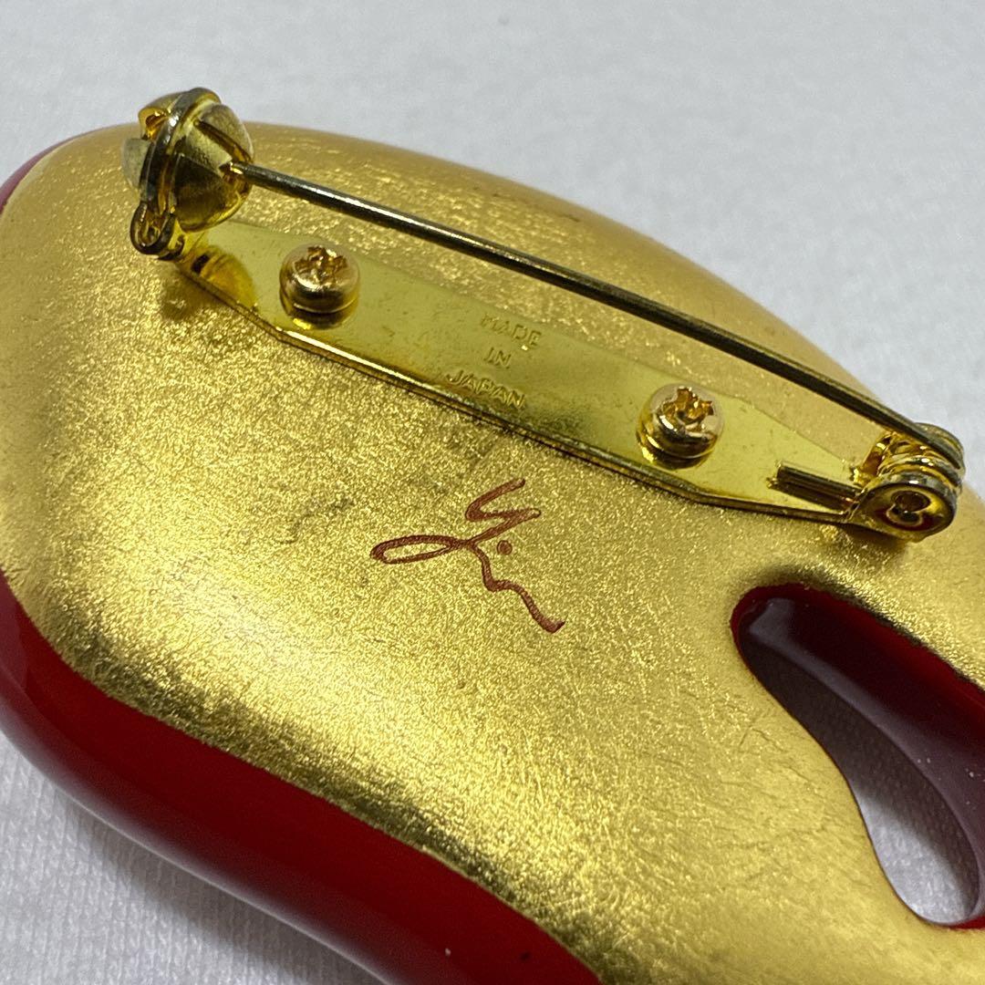 坂本これくしょん レッドカラーブローチ