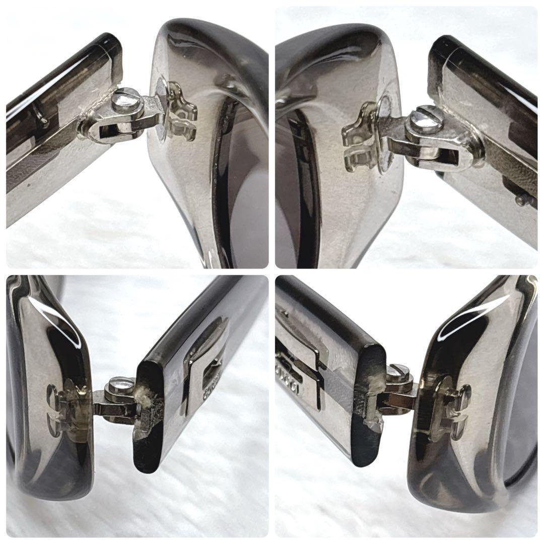 GUCCI グッチ クリアグレー vintage サングラス　ケース付　Y2K