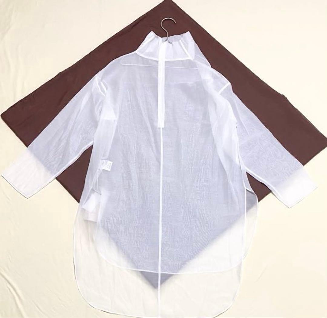 ルフィル　ハイネックシアーブラウス　ルフィル　ワンピース　バックジップ