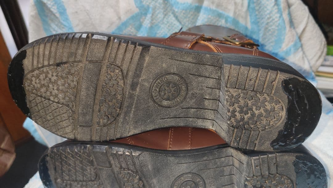 値下可 26 wildwing 標準底 ブラウンレザーブーツ 本革 ライティング