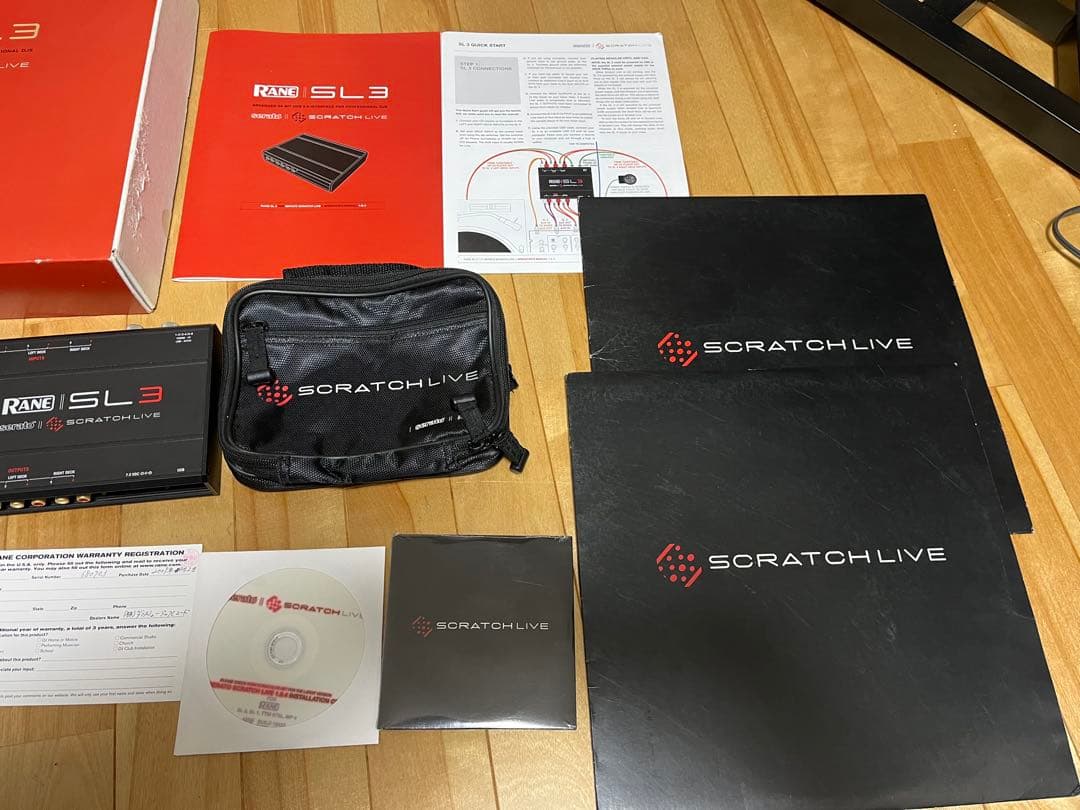 SCRATCHLIVE SL3 RANE seratoスクラッチライブ　ガイド本