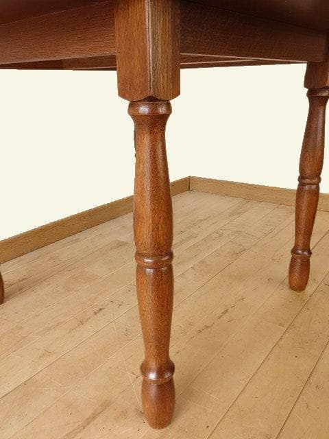 北海道手作り家具　雅　丸テーブル１０００　楢（ナラ）材　勇峰工芸（新）