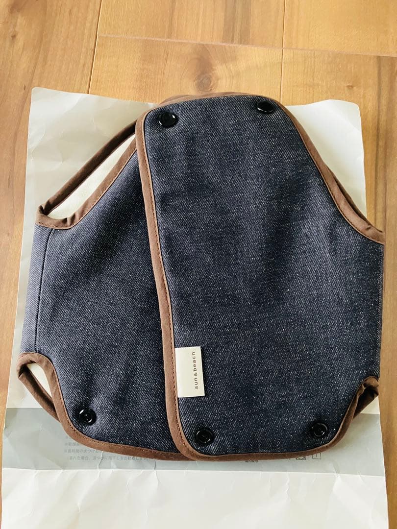 【セット】美品／sun&beach denim navy(OM-1) 抱っこ紐