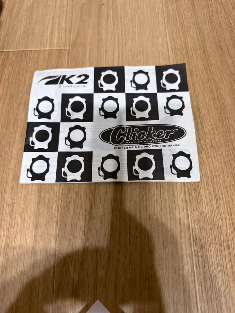 未使用品　K2 スノーボード　クリッカー HB プロ　バインディング