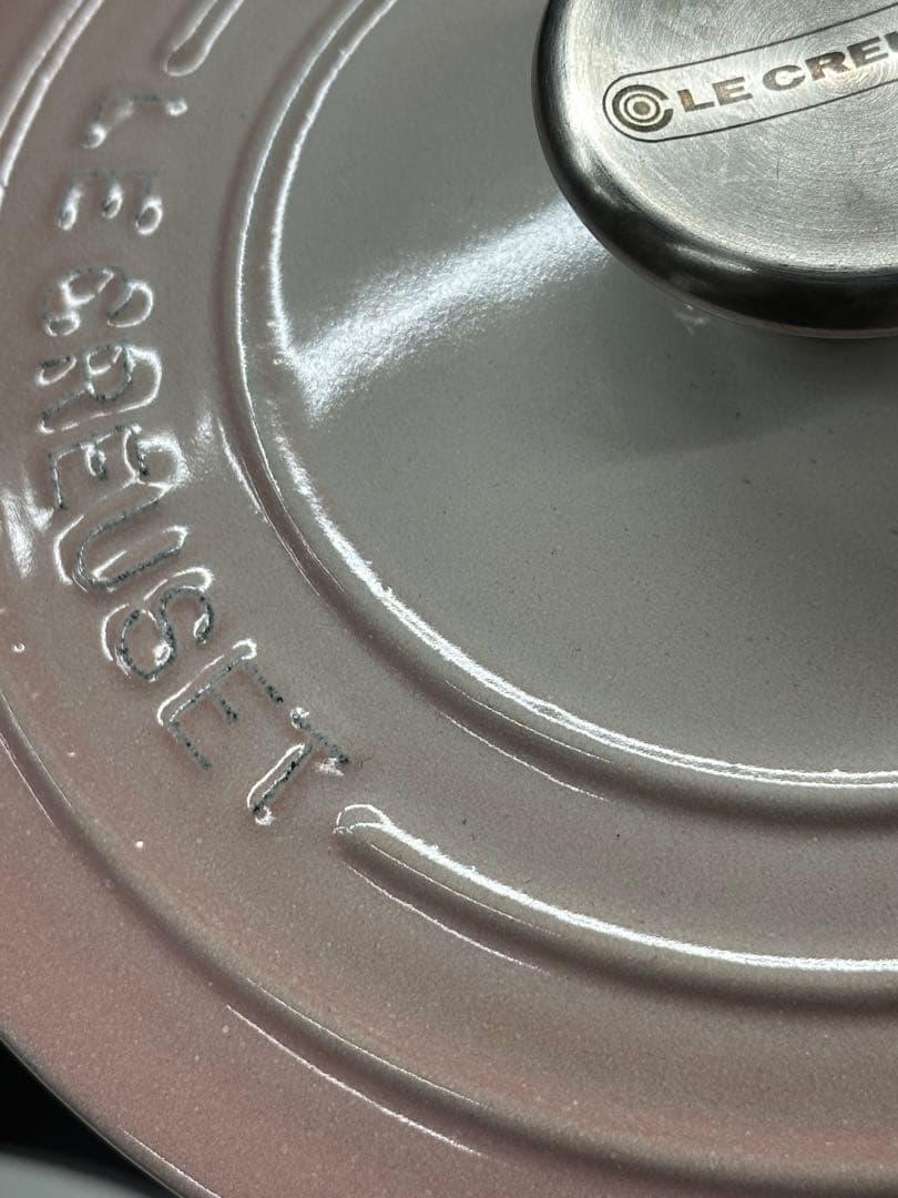 【USED美品】Le Creuset ココットロンド　ピンク　18cm