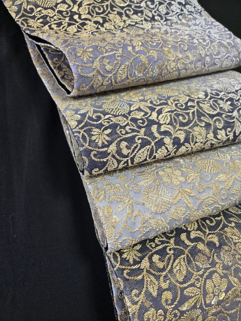 新品❤金華山織り袋帯「銀麗」六通◾弥栄織物謹製◾長尺