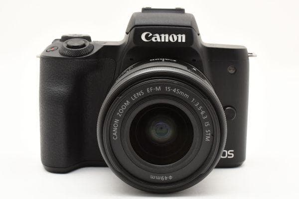 【美品】 キャノン Canon EOS Kiss M レンズキット ミラーレス