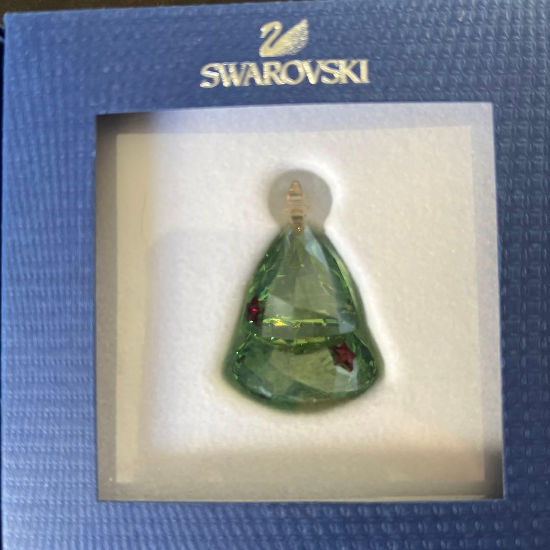 スワロフスキー　ロッキングクリスマスツリー＆トナカイ