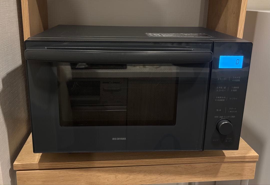 IRIS OHYAMA オーブンレンジ MO-F1809-HA アッシュおしゃれ