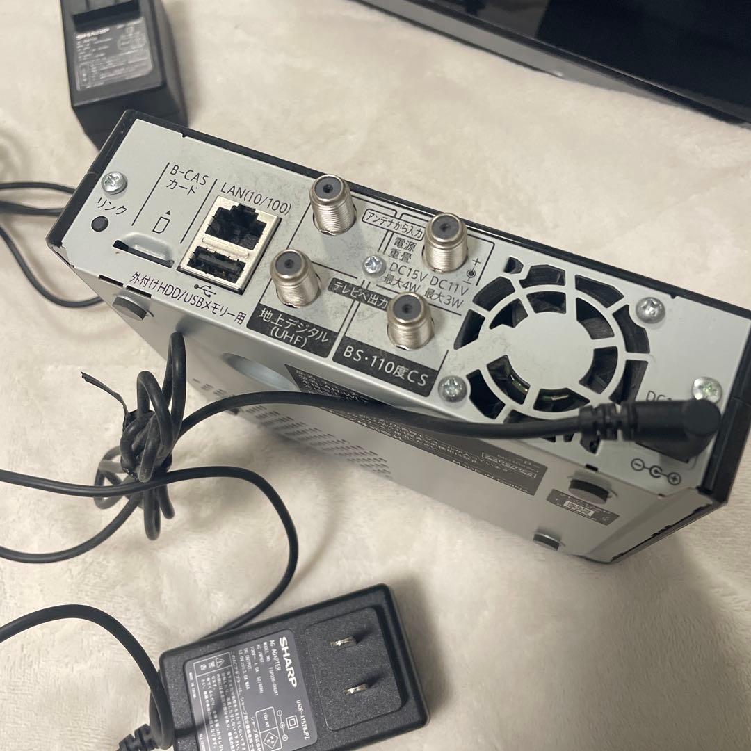 12V型　SHARP AQUOSポータブルテレビ　AQUOSチューナー　セット