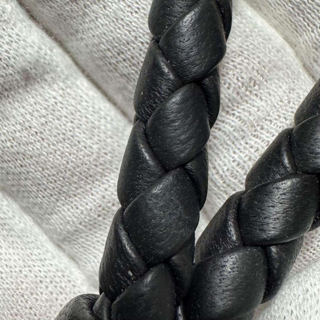 【新型】【新品】BOTTEGA VENETA　ボッテガヴェネタ　キーリング　黒