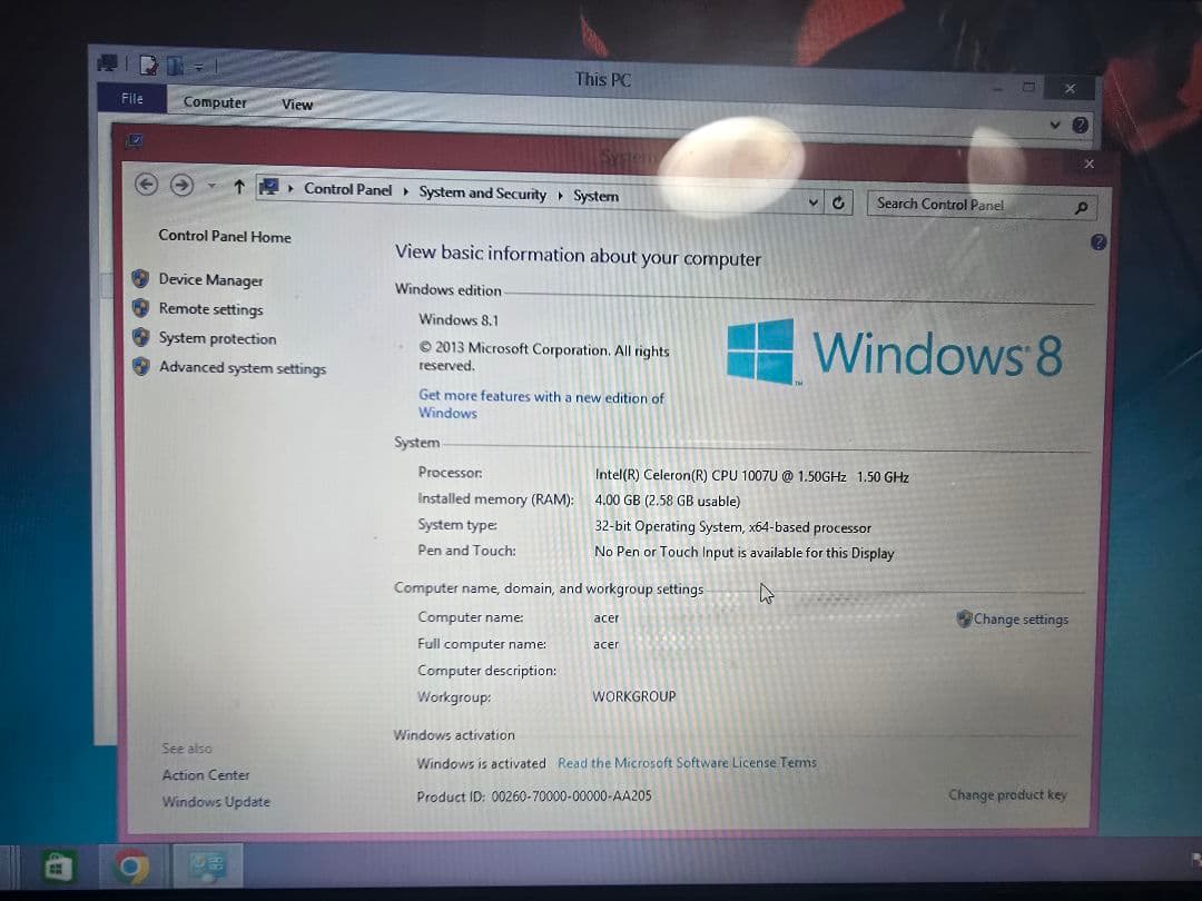 Acer Aspire V5シリーズのノートパソコン
