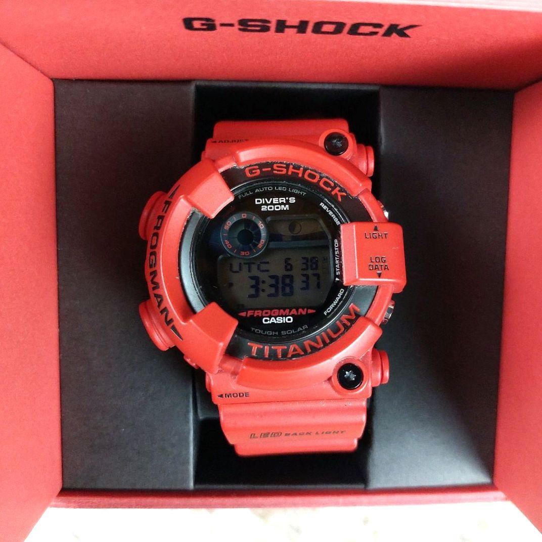 美品 箱タグ付 G-SHOCK FROGMAN 30周年記念モデル デジタル時計