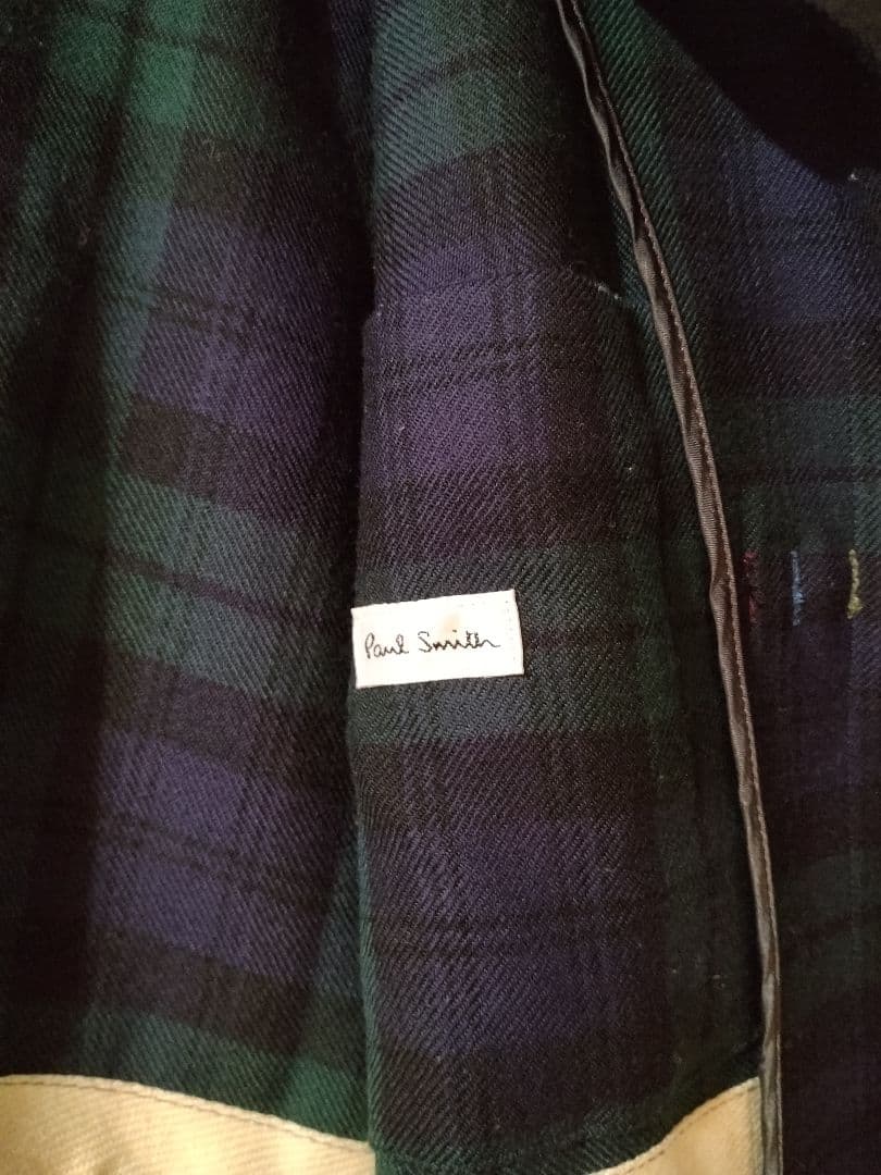 【お値下げ中】Paul Smith タータンチェック ダッフルコート L