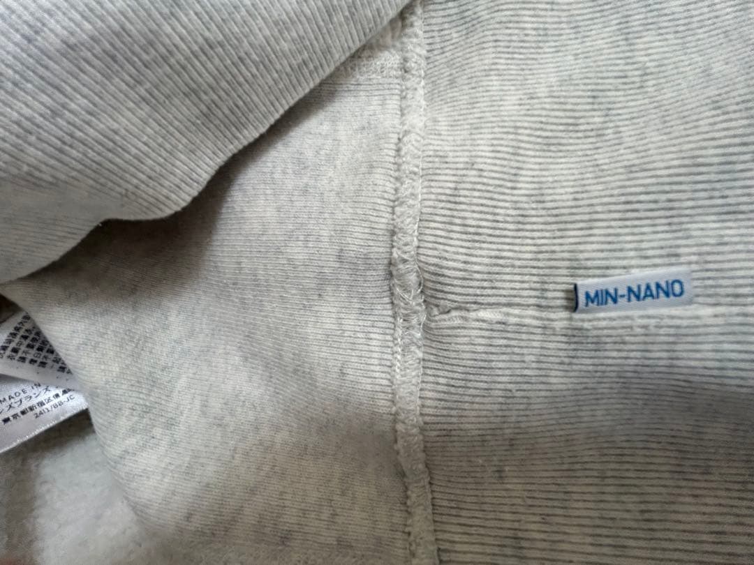 MIN-NANO×Champion×BEAMS グレー スウェット　M