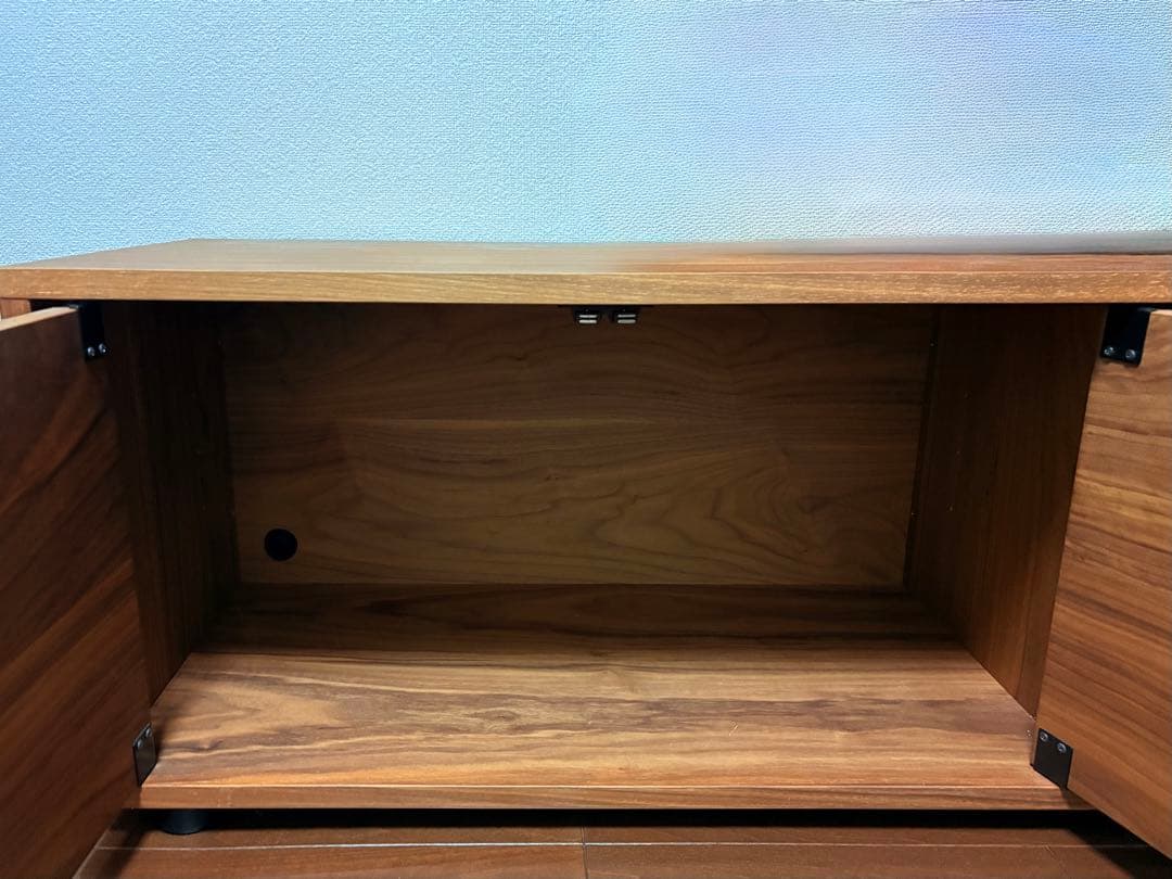 無印良品スタッキングキャビネット／ウォールナット材