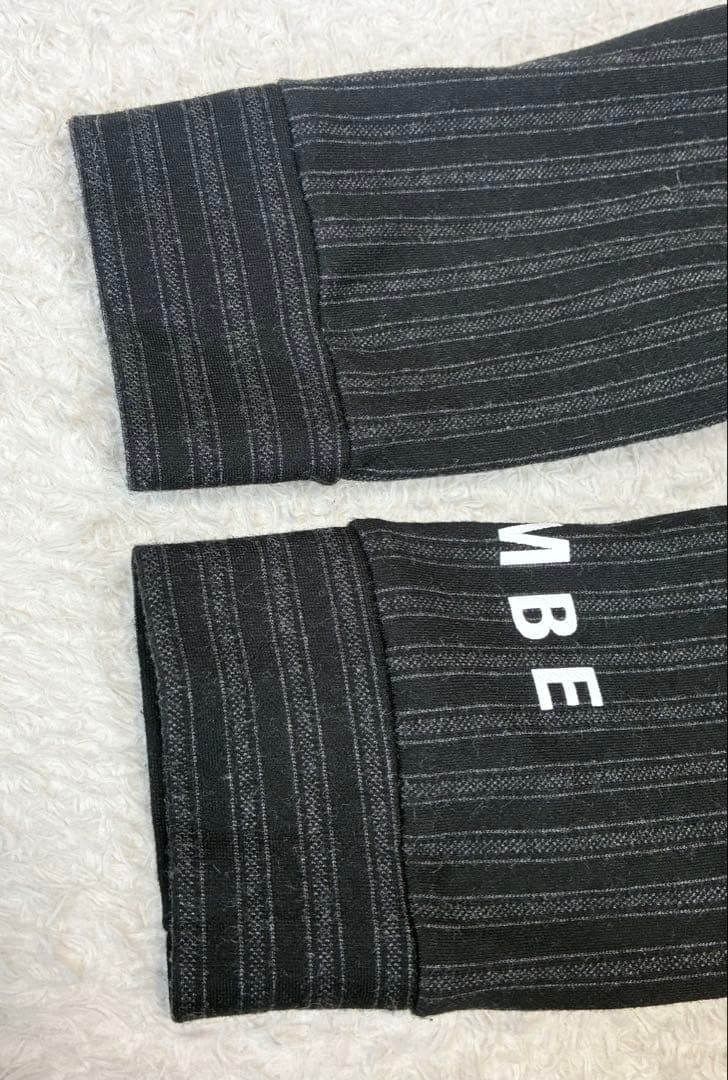 マスターバニーエディション ハイネックシャツ ネックロゴ柄 サイズ6