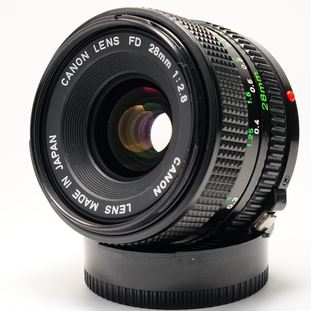 【極美品】動作◎ Canon New FD 28mm F2.8 356