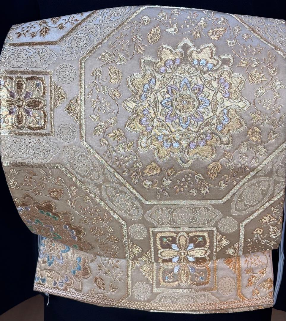 正絹豪華作家物黒留袖6点フルセット 留袖　袋帯　帯締め帯揚げ　長襦袢　末広