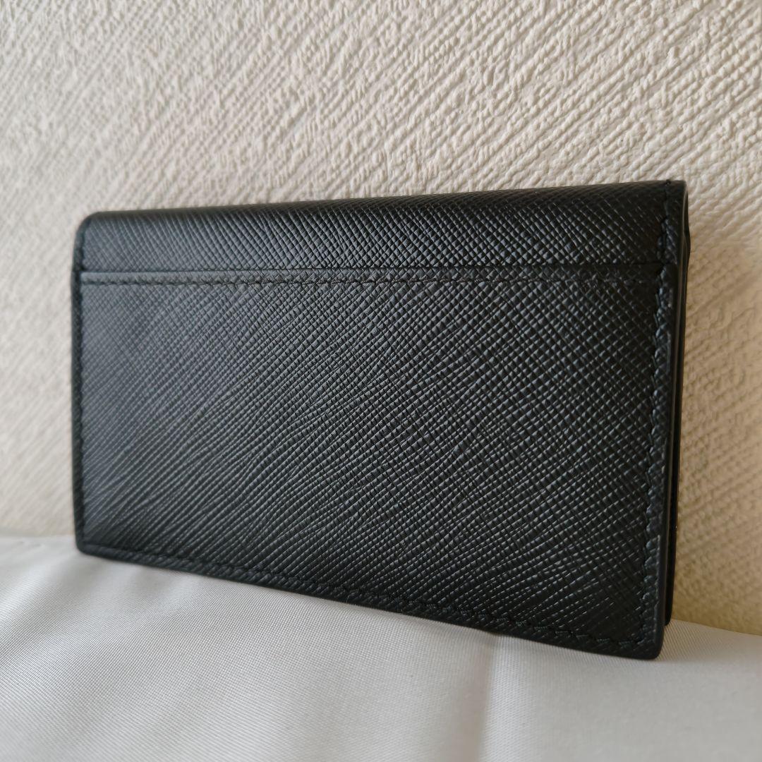 未使用級　PRADA　サフィアーノ　三角ロゴ　名刺入れ　カードケース