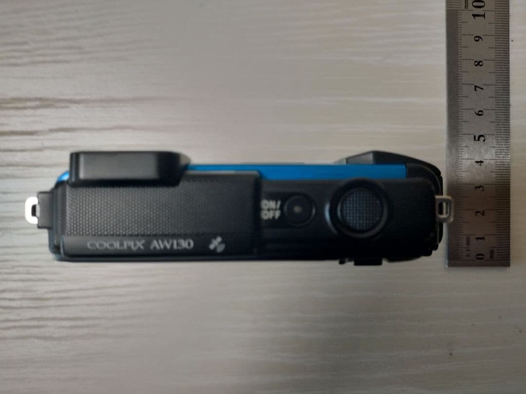 デジタルカメラ・NIKON・Coolpix・AW130・ブルー・防水・耐衝撃