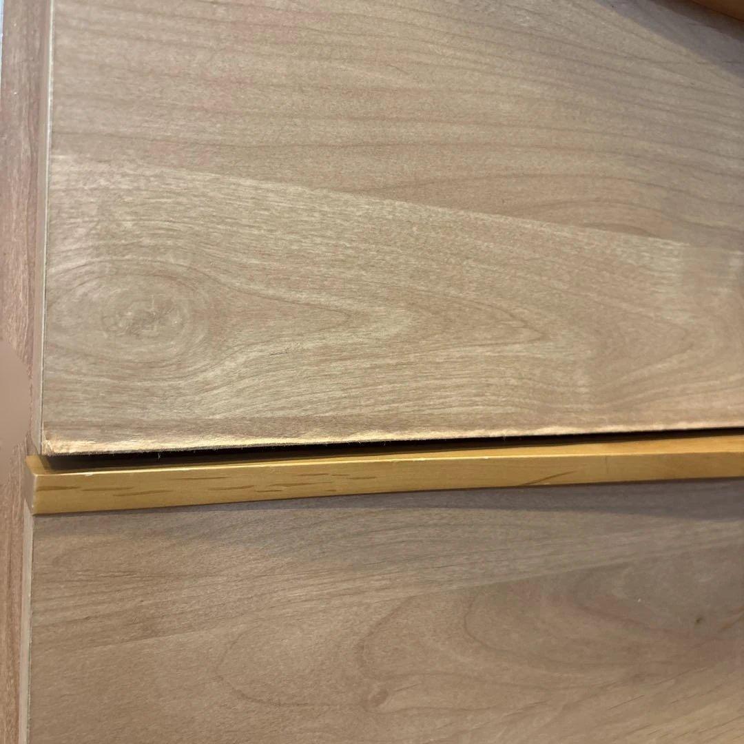 美品！堀田木工カウンター カップボード ナチュラル木目調 食器棚 3段引き出し