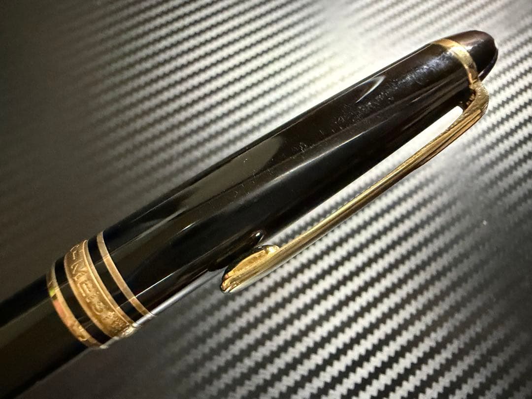 モンブラン マイスターシュテュック 144 万年筆 全金 F 細字