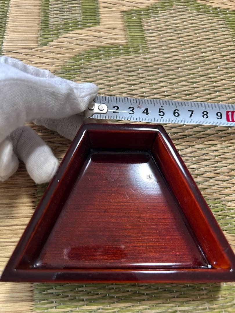 【父の骨董コレクション】韓国螺鈿 伝統工芸 漆器 九節板 クジョルパン 食器