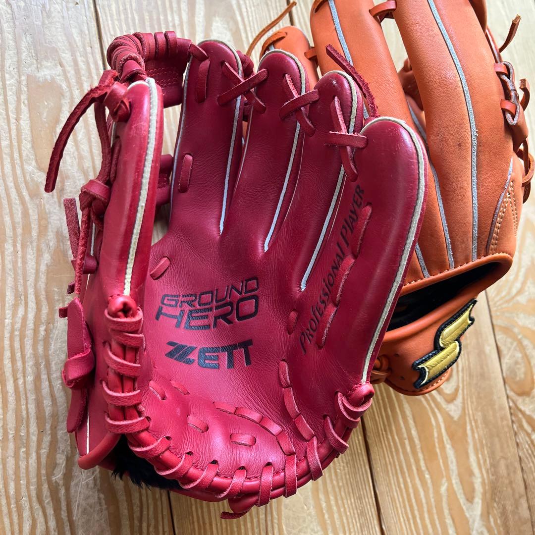 少年野球　野球　子供用　親用　グローブ　ZETT SSK 親子　キャッチボール