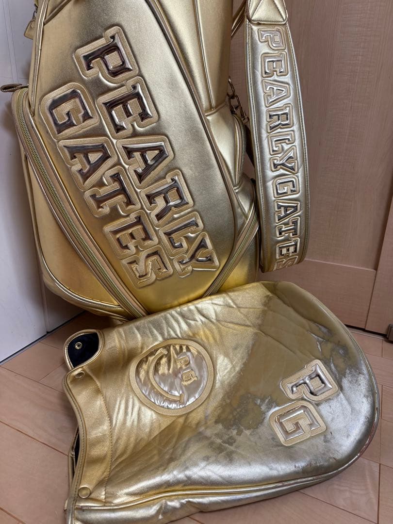 限定★パーリーゲイツ★キャディバッグ★ゴルフ★ゴルフバッグ★レア★ゴールド★金