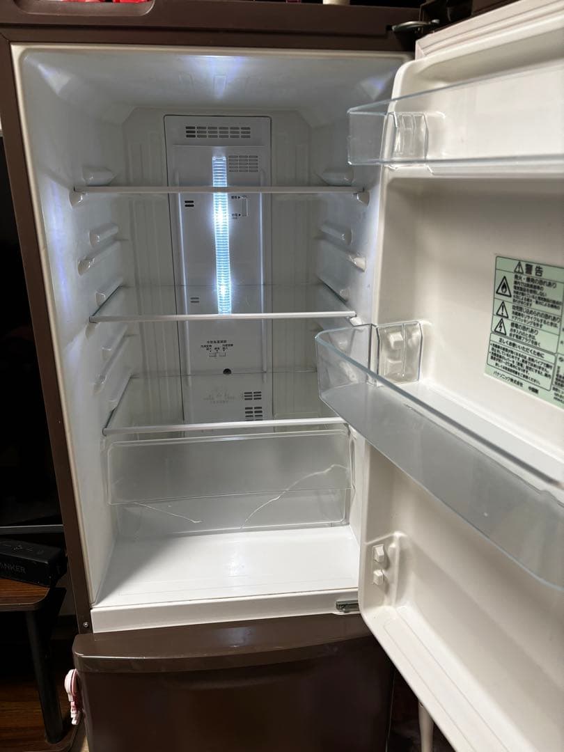 Panasonic NR-B178W-T 冷蔵庫 168L ブラウン