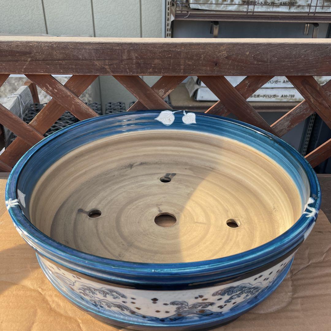 瀬戸鉢 【未使用品】盆栽鉢、植木鉢、盆栽小鉢、山野草鉢