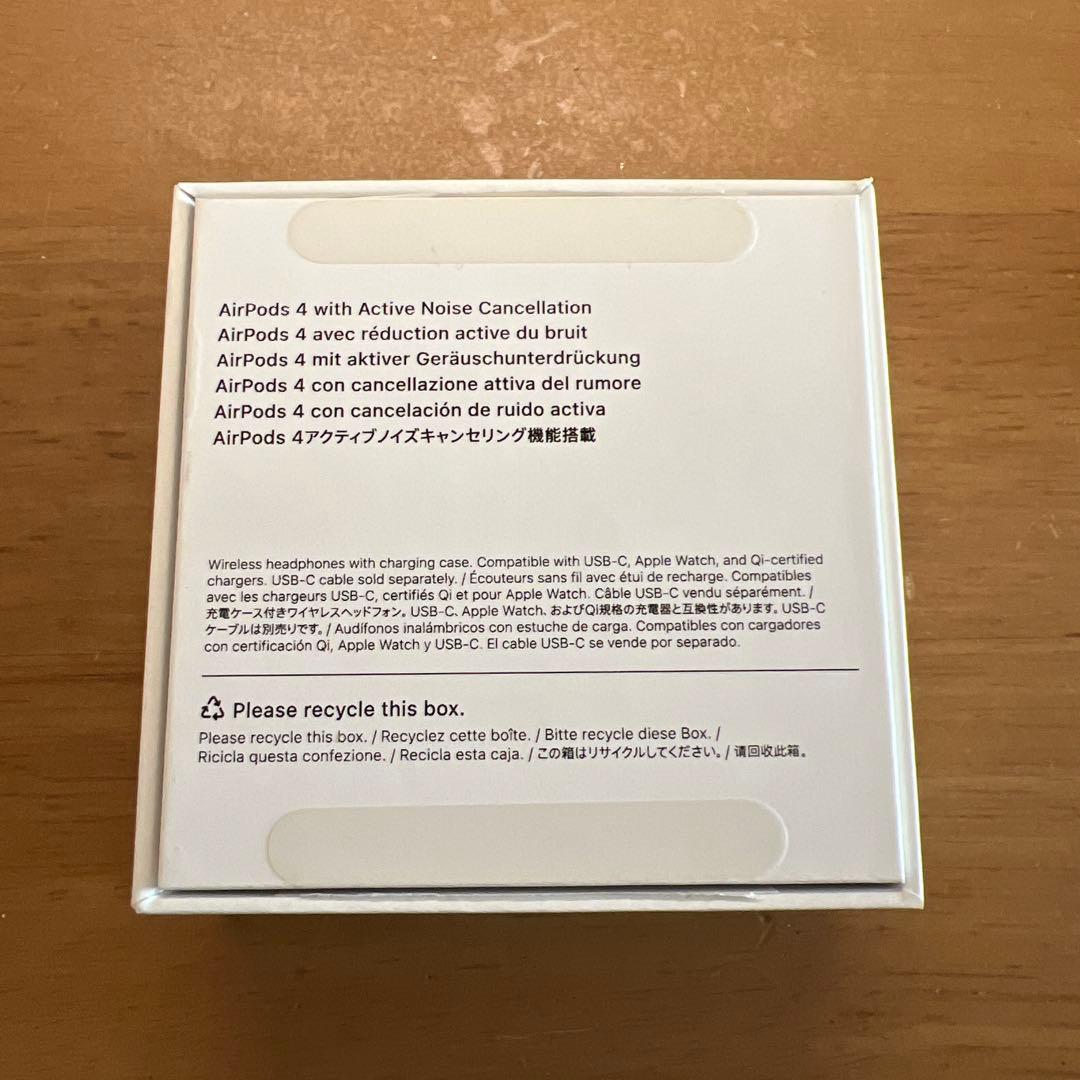 AirPods4 ノイズキャンセリング搭載モデル