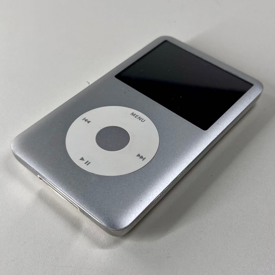 iPod classic クラシック160GB シルバー ジャンク +充電コード