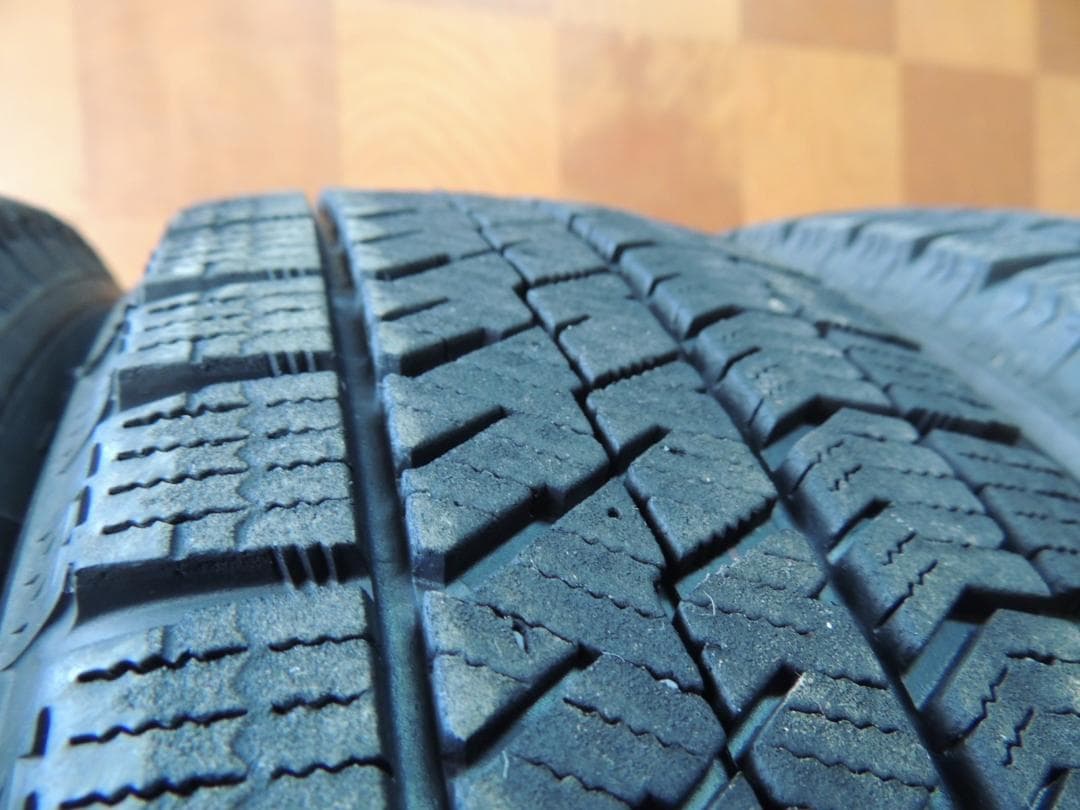 A77　155/65R14　ブリヂストン　スタッドレス4本　自家塗装　ハブ径56