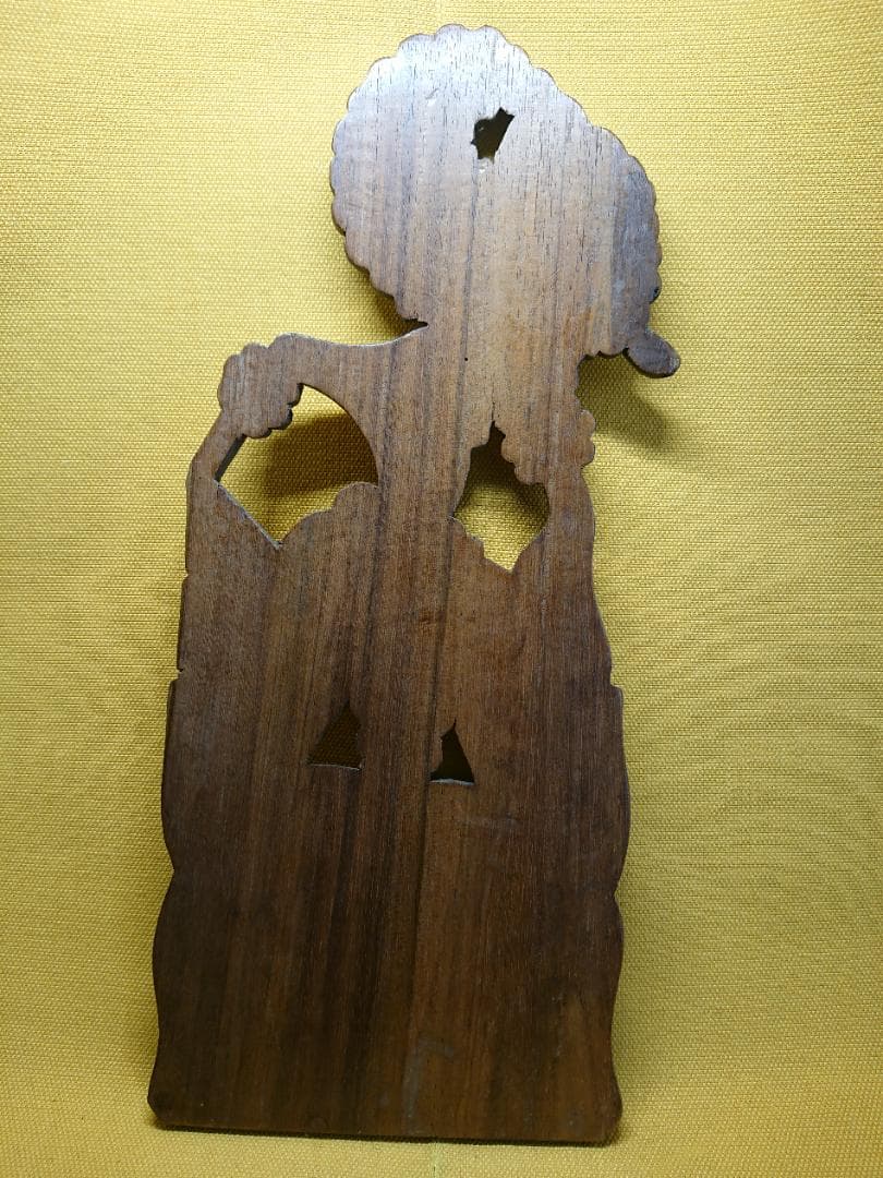 人形　木彫　彫像　置物　アンティーク　インテリア　工芸品　美術品　A1550