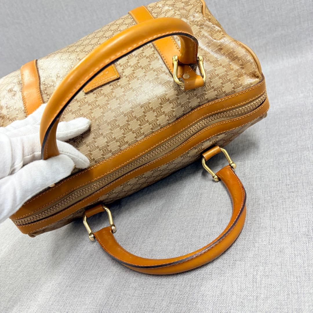 CELINE セリーヌ マカダム トリオンフ ハンドバッグ ミニボストン PVC