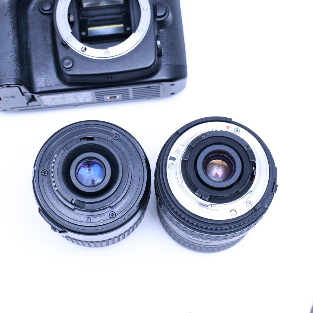 スマホ転送可作例あり Nikon D80 一眼レフデジタルカメラ 電池 レンズ