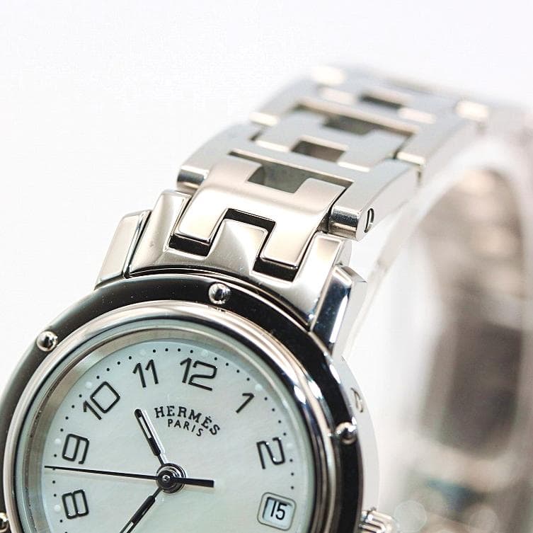 HERMES　CL4.210　クリッパー　ナクレ　エルメス　ケース・保証書付