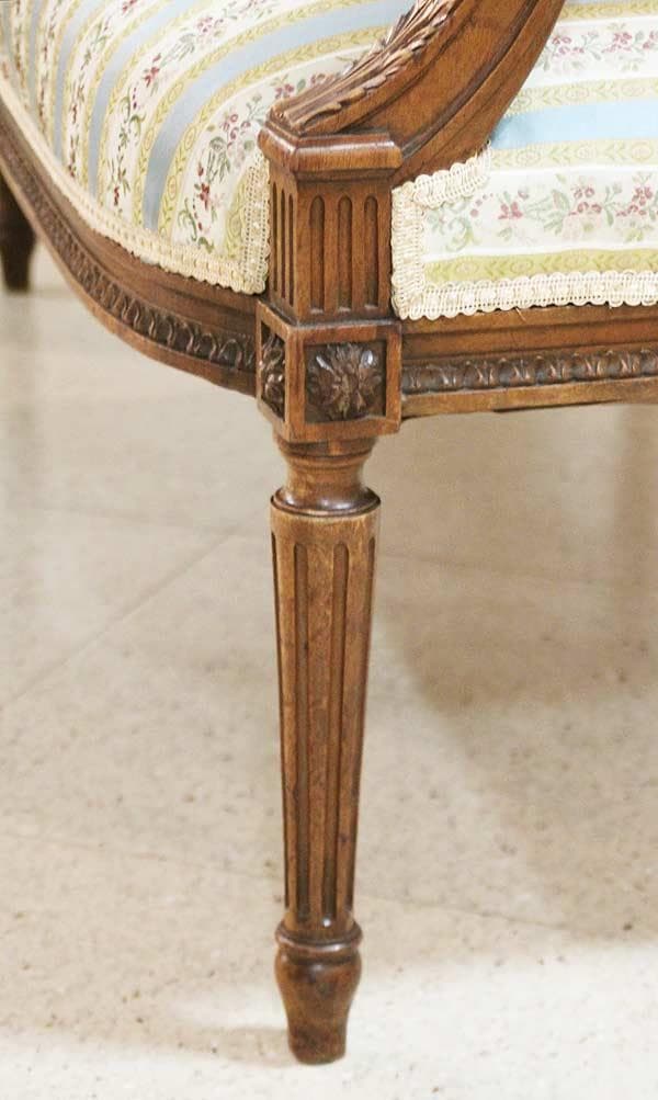 ソファ フランス アンティーク ラブソファ 彫刻 クラシック ビンテージ 506