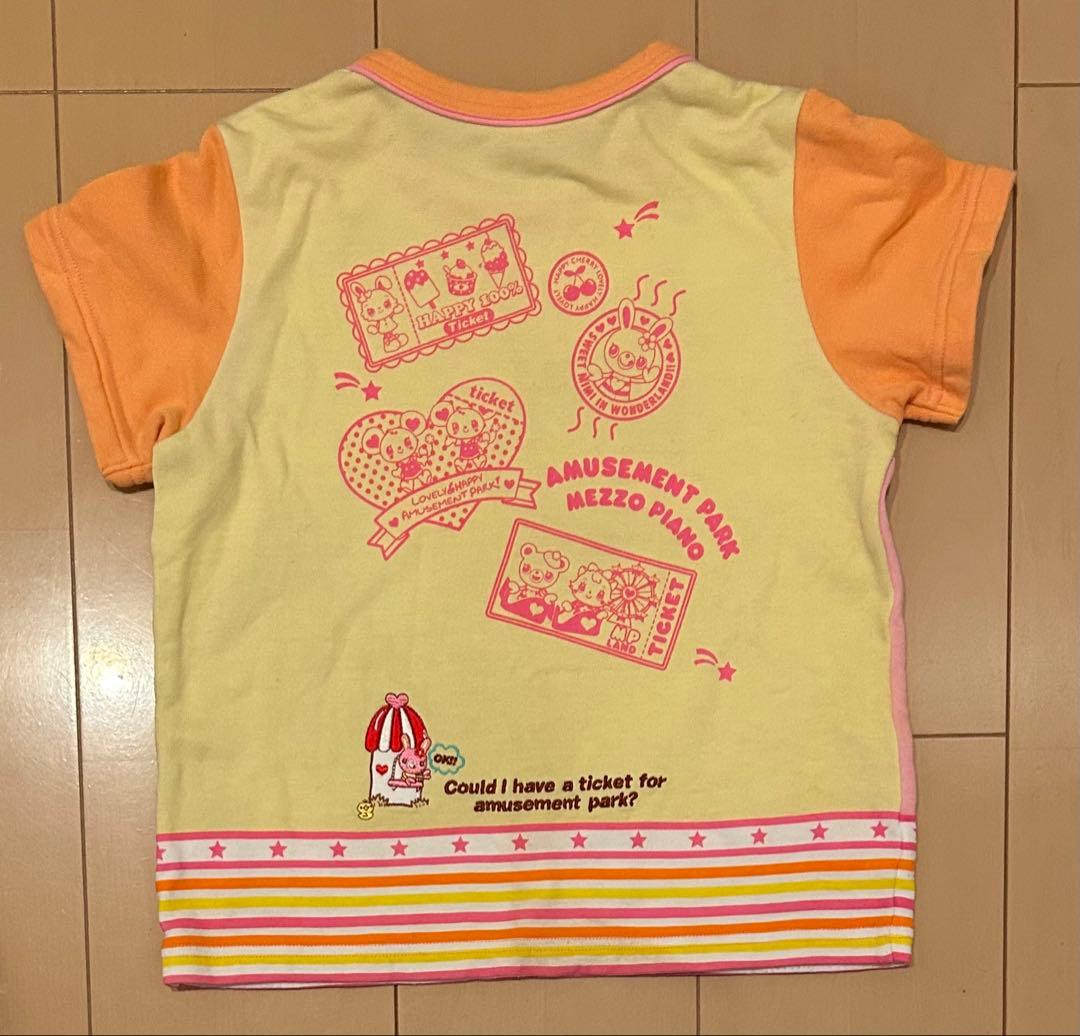 mezzo piano メゾピアノアミューズメントパークテーマのTシャツ130