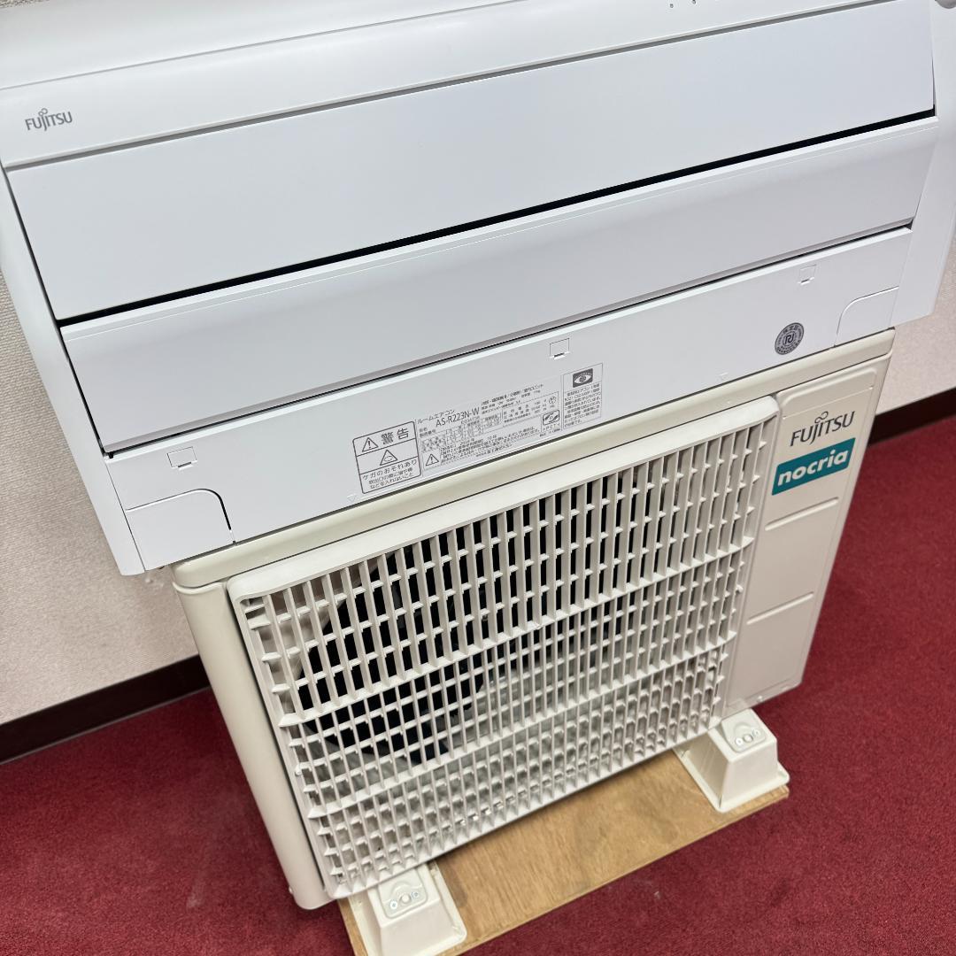 東京23区配送無料　美品富士通2.2kw　2024年製　6畳用　洗浄/除菌済み