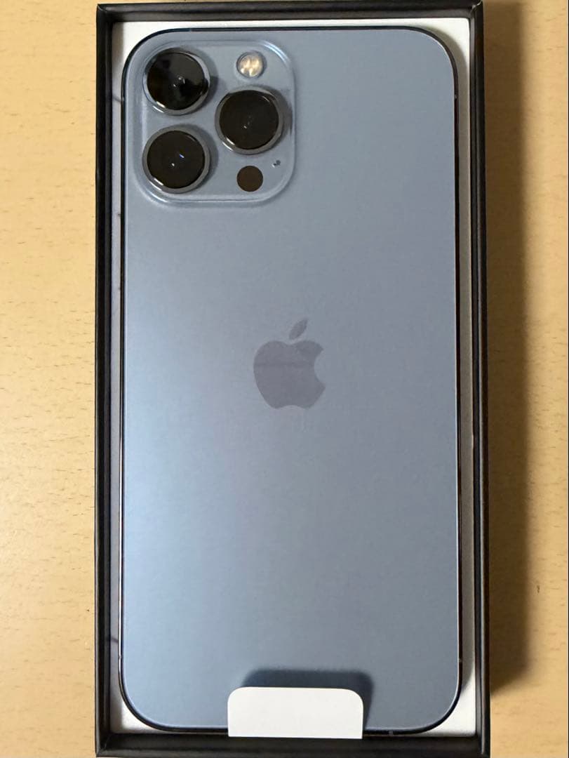 美品 フィルムあり iPhone 13 Pro Max シエラブルー　256GB