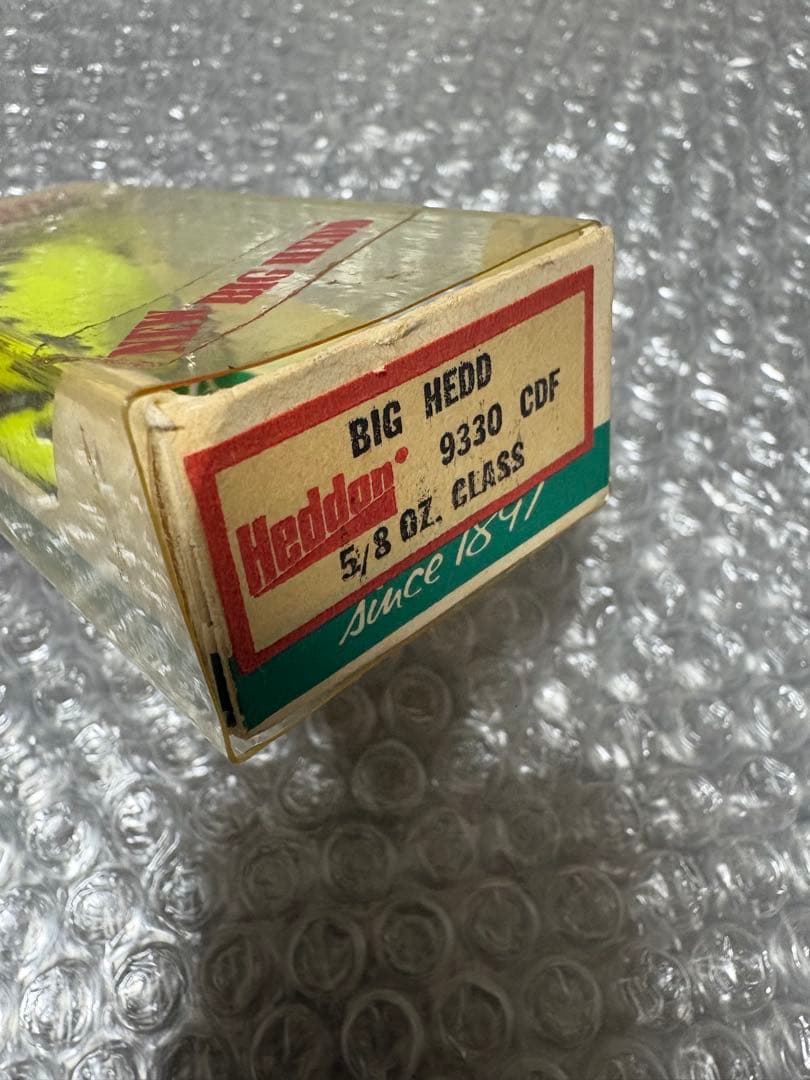オールドヘドン　ビッグヘッド　CDF 激濃色　良個体　NIB 新品　HEDDON
